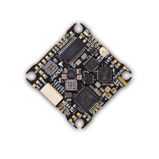 Offres Spéciales JHEMCU Aio Contrôleur de vol Blheli _ S 1-2S 12A 4In1 2.4G M3 25.5X25.5Mm F411Elrs pour Rc Racing Drone